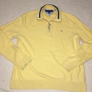Yellow Tommy Hilfiger quarter zip